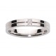 Alliance or blanc et diamant INSOLITE