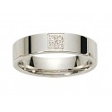 Alliance & création diamants confort or blanc