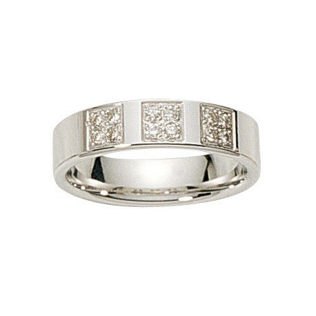 Alliance diamant confort or blanc INSOLITE