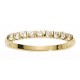 alliance 1/2 tour diamant serti barettes 0.27 ct INSOLITE