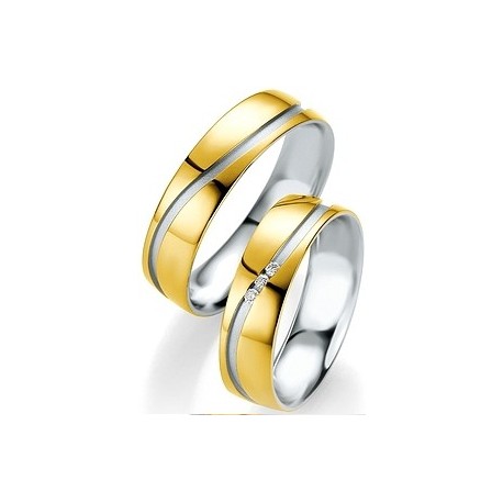 Alliances Mariage Pacs Argent & Or 750/1000