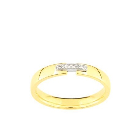 Alliance diamant & or INSOLITE LYON