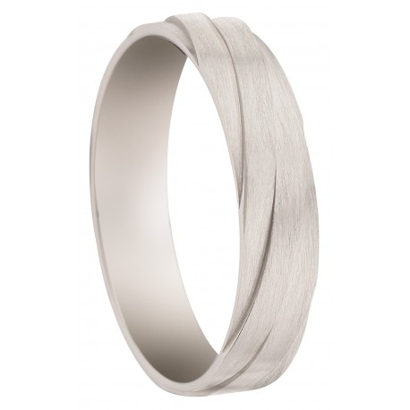 Alliance créateur or blanc 750/1000
