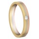 Alliance Sertie PAVE TROIS ORS 1 Diamant