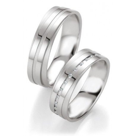 alliance fantaisie mariage  Breuning Palladium 950/1000