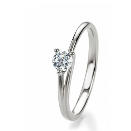  bijou fiançaille or blanc Or 585/1000