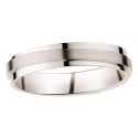 Alliance mariage or gris palladié 750/1000 Pfertzel