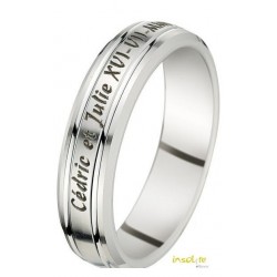 Alliance  mariage Laser createur Pfertzel or 375/1000