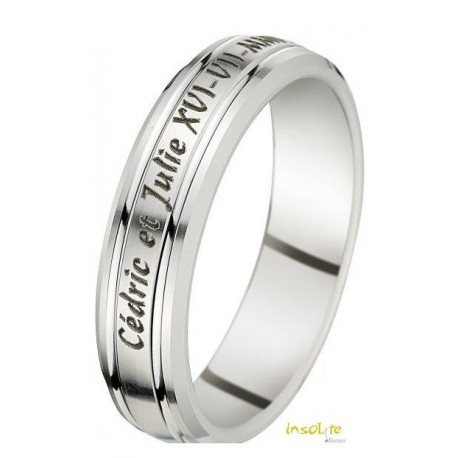 alliance  mariage Laser createur Pfertzel or 375/1000