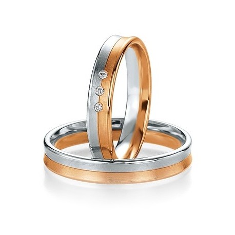 Alliance de mariage Breuning Duo Or 585/1000 