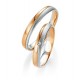 Bague de mariage or rose Breuning Duo Or 585/1000 
