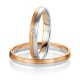 Alliance mariage  Breuning or rose  Duo Or 585/1000