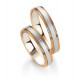 Bague de  mariage or rose Duo Or 585/1000