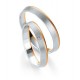 Alliance de  mariage or rose Duo Or 585/1000