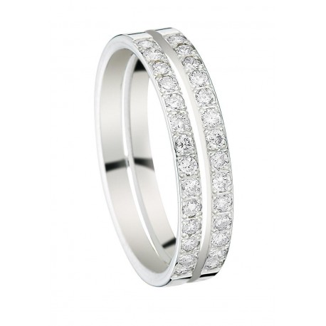 Alliance diamant et or créateur INSOLITE 