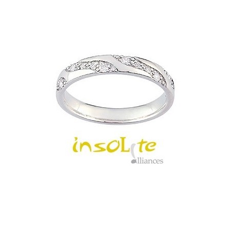 Alliance mariage diamant 9 carats createur Girard insolite alliances Geneve 