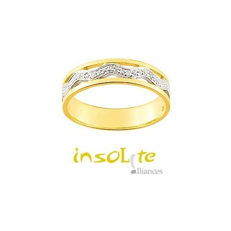 Bague mariage diamant 9 carats createur Girard insolite lyon Geneve 