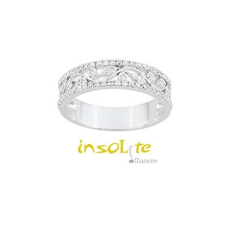 Alliance mariage Diamant insolite Rhones alpes or 750/1000 createur Girard