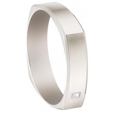 Bague mariage  diamant  375/1000 createur girard insolite 