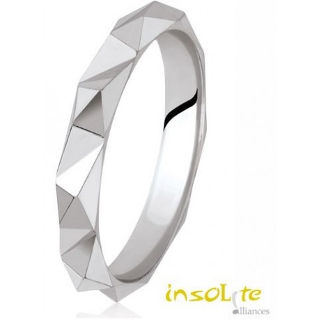 Alliance or blanc Fantaisie Créateur Ponce