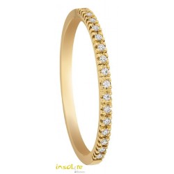 Alliance petit prix or jaune et diamants 