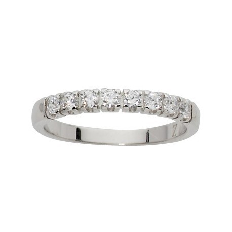 1/2 alliance diamant et or blanc INSOLITE
