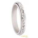 Alliance tour complet diamanté mobile or blanc