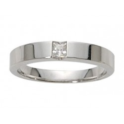 bague de fiançaille diamant princesse prestige