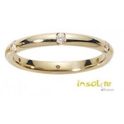 solitaire bague fiançaille 1/2 jonc parisien or 18 carats insolite lyon