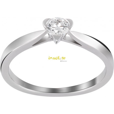 solitaire bague fiançaille or et diamant insolite lyon créateur Orest