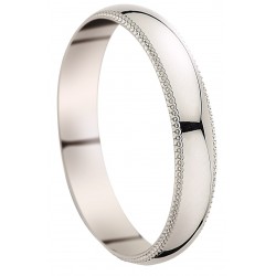 Alliance 9 carats perlee or blanc huber klein créateur 