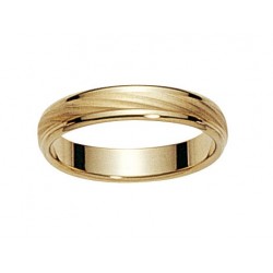 Alliance en Or jaune 18 carats par le créateur Fairbelle