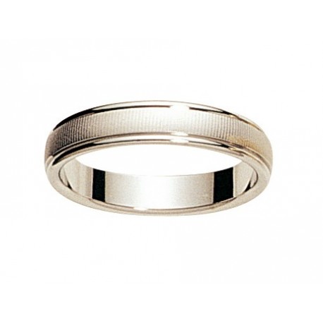 Alliance or blanc palladié 18 carats par le créateur 