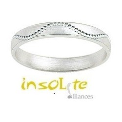 Alliance et CREATION fantaisie en or blanc 9 carats Girard