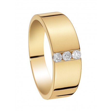 Alliance or jaune et diamant trilogy INSOLITE