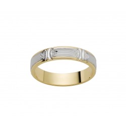 Alliance or blanc & or Jaune