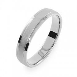 alliance en platine fantaisie polynésie INSOLITE