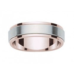 Alliance platine et or rose Pfertzel huber Klein Insolite Lyon