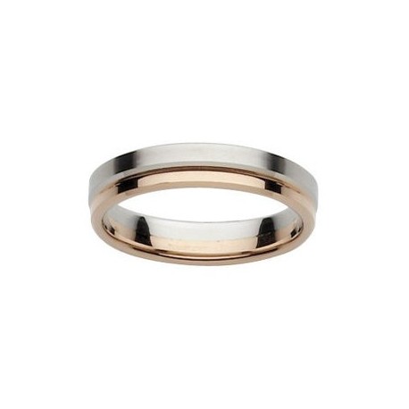 Alliance Platine 950/1000 & Or rose Pfertzel Insolite Geneve