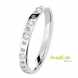 Alliance or blanc diamants Insolite alliances