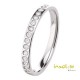Alliance or blanc diamants Insolite alliances