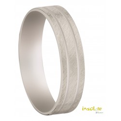 Alliance or blanc givrée Insolite alliances lyon