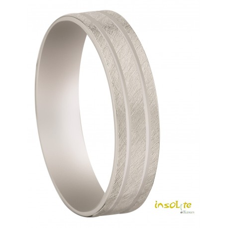 Alliance or blanc givrée Insolite alliances lyon