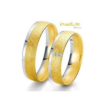 Alliance de mariage  Duo Finition givrée Insolite Rhônes alpes