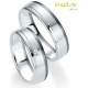 bague Anneau de mariage en Argent et Palladium créateur Breuning