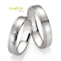Bague duo Alliance ARGENT Breuning pour Homme  Lyon Rhône