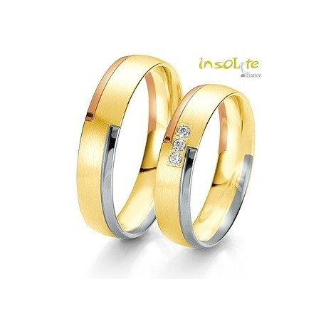 Bijou Alliance duo sans diamant Breuning 375/1000insolite Lyon Rhônes alpes