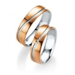 Bijou Alliance or et argent Duo Breuning Insolite Valence Geneve Annecy   