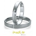 Bijou alliance de mariage  duo or blanc mat et brillant Lyon