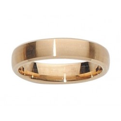 Alliance or Jaune bombée satiné